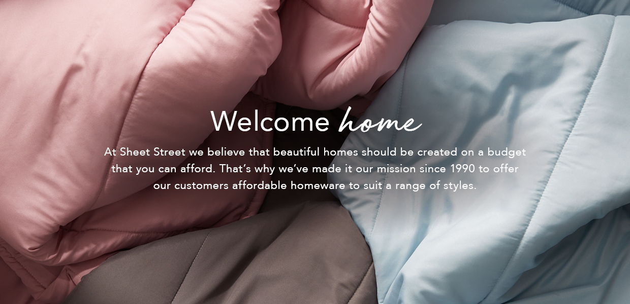 The Sheet Street Story Sheet Street has a long history of serving customers with a passion for quality items at great affordable prices.