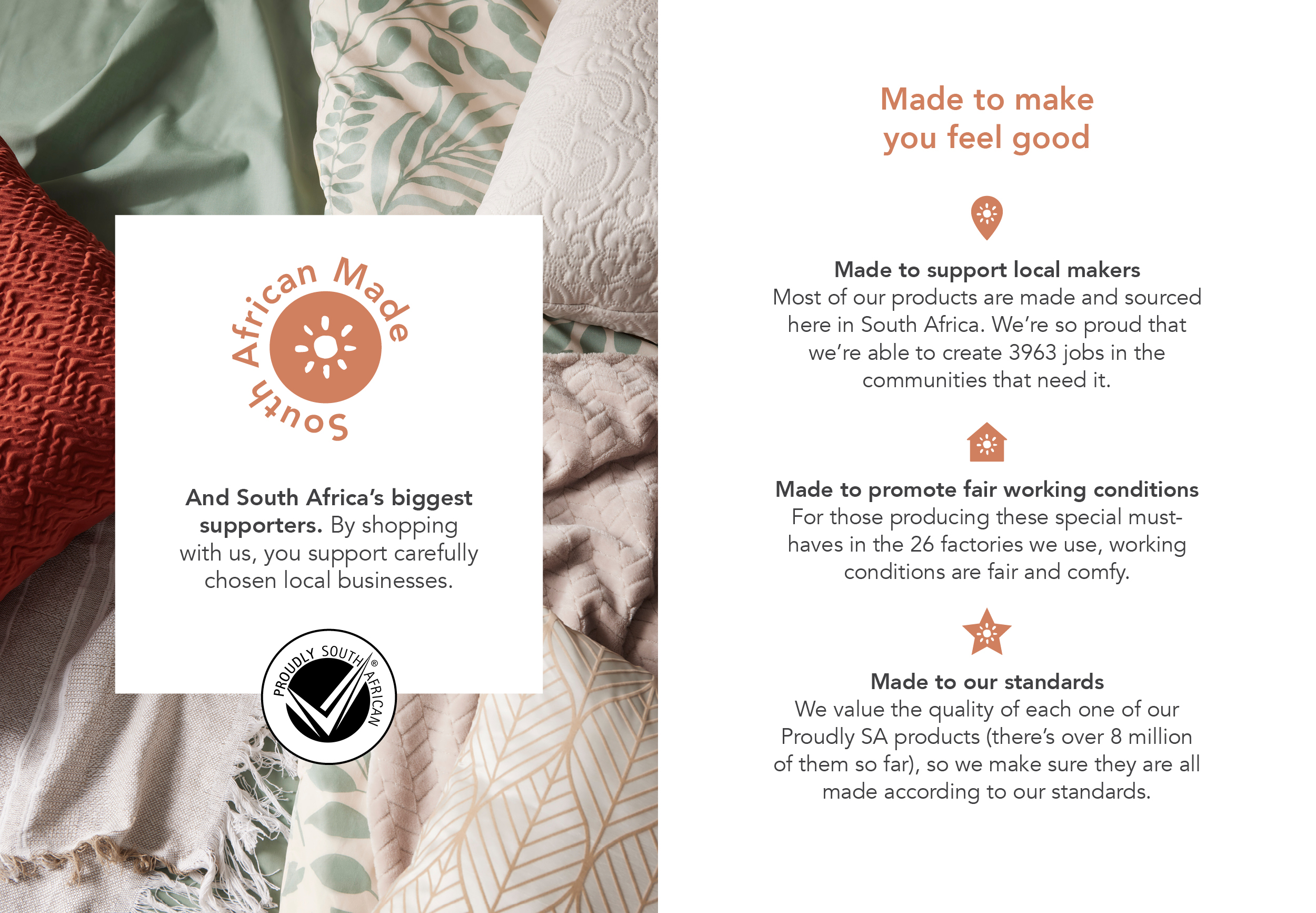 Proudly South African Homeware We love local ly made homeware. We are without a doubt Proudly South African